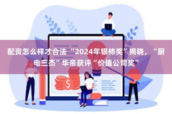 配资怎么样才合法 “2024年银柿奖”揭晓，“厨电三杰”华帝获评“价值公司奖”